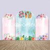 Floral Themed Party Backdrop Media Sets for Birthday / Events/ Weddings - Backdropsource