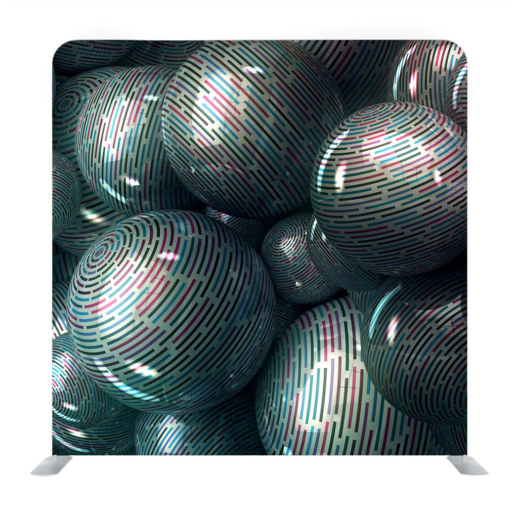 3D Iron Balls Media Wall - Backdropsource