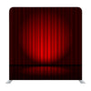 Background With Red Velvet Curtain And Spotlight Media Wall - Backdropsource