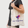 White Canvas Cotton Tote Bag