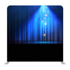 Blue Curtains On Theater With Spotlight Backdrop Media Wall - Backdropsource