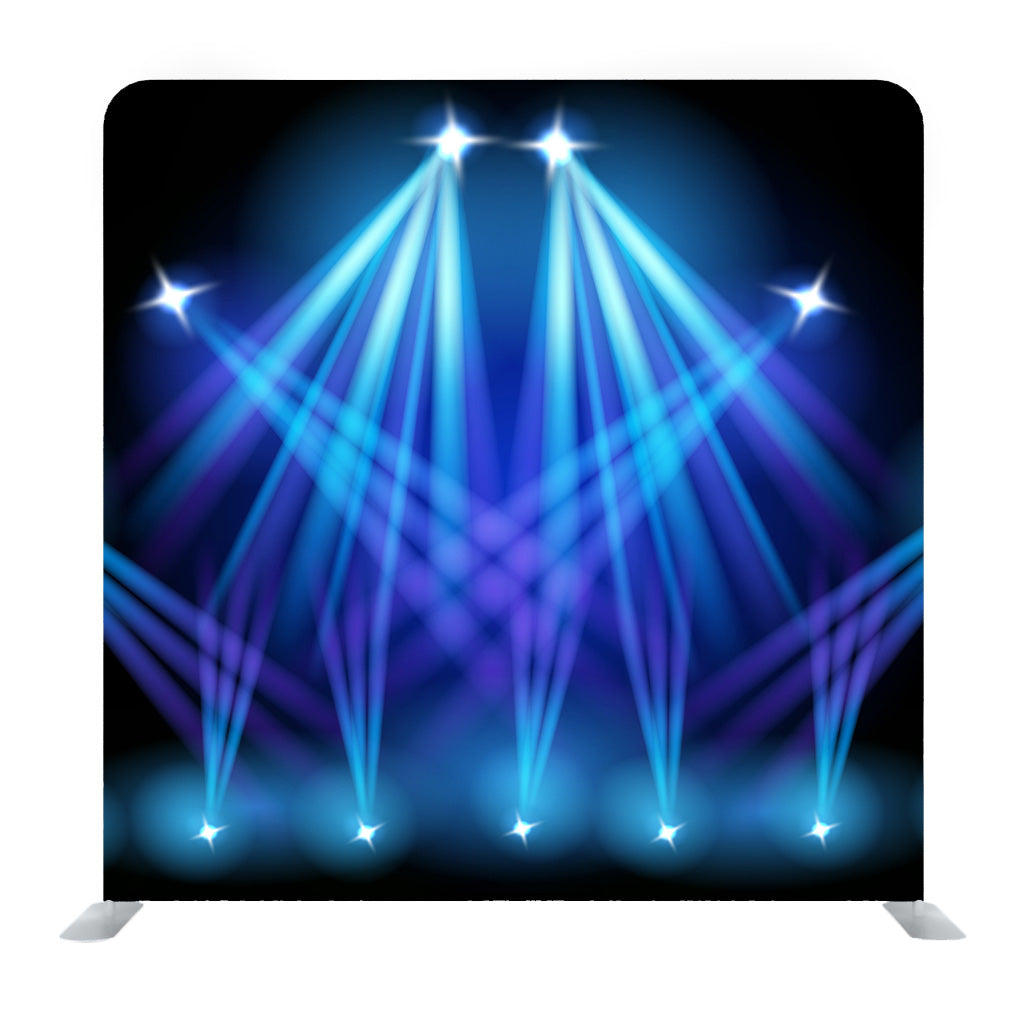 Blue stage light Background Media Wall - Backdropsource