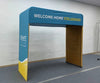 Square Shape Tension Fabric Display Arch With Header - Backdropsource