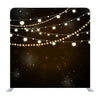 Dark Tan Chocolate Wall Bulbs Media Wall - Backdropsource