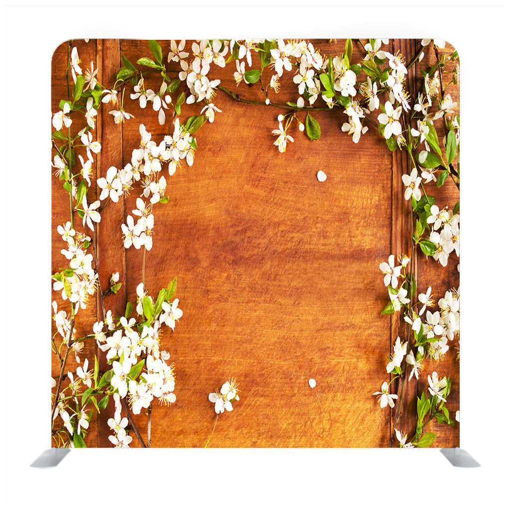 Floral Decoron Wall Media Wall - Backdropsource