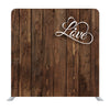 Letter card Wooden Media wall - Backdropsource