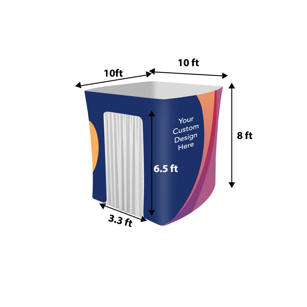 Cube Tent- Semi doorway Photobooth - Backdropsource