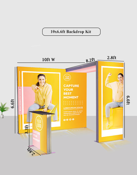 Tradeshow SEG Modular Lightbox Display - Model 1