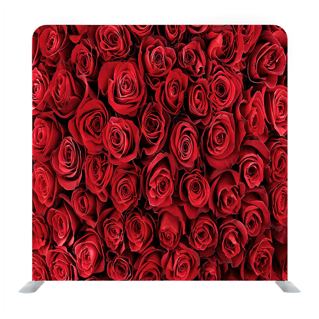 Natural Fesh Red Roses Background Media Wall - Backdropsource