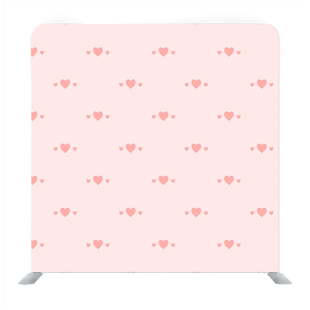 Pattern of Pink Hearts Media wall - Backdropsource