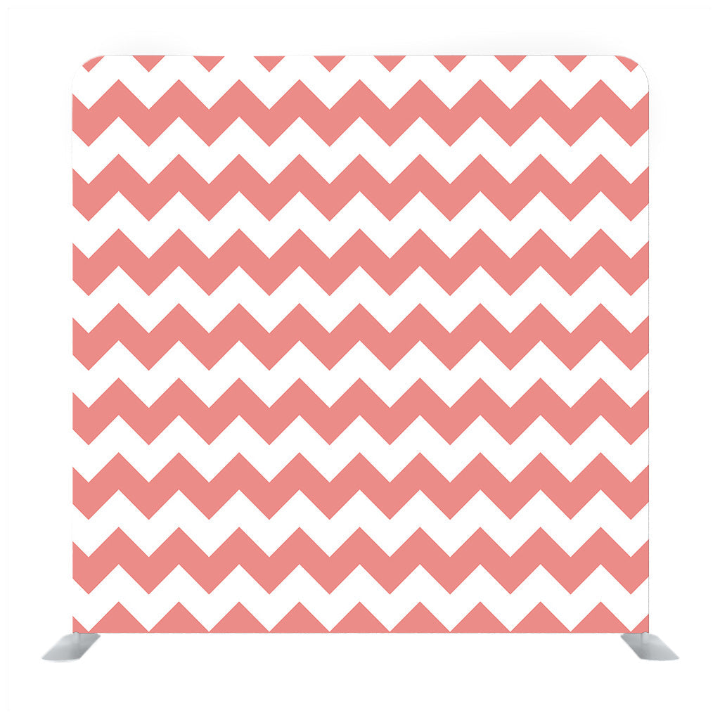 Pink And White Zig Zag Pattern Media wall - Backdropsource