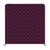 Purple Pattern with Pink Tiny Heart Pattern Media wall - Backdropsource