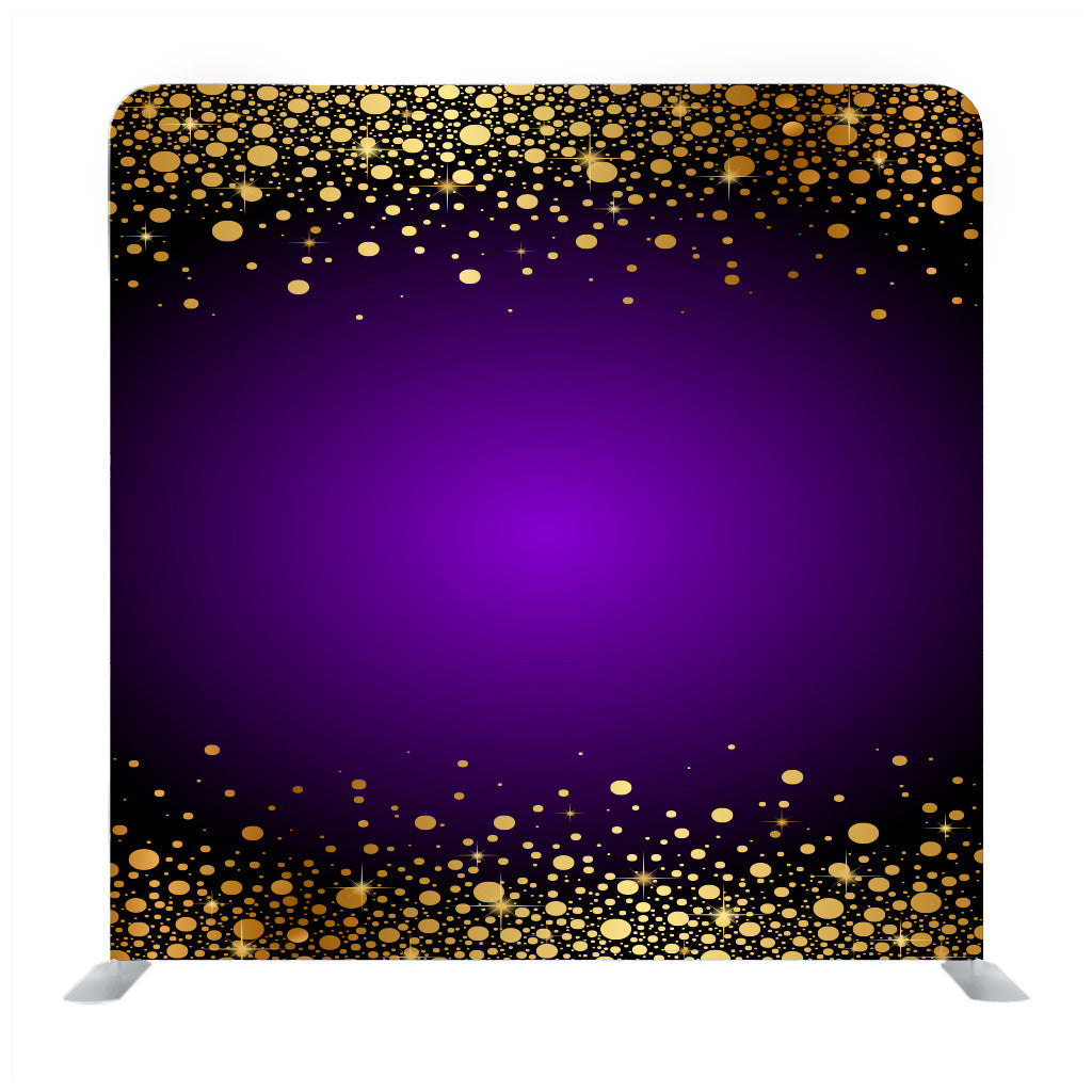 Purple and gold luxury Media wall - Backdropsource