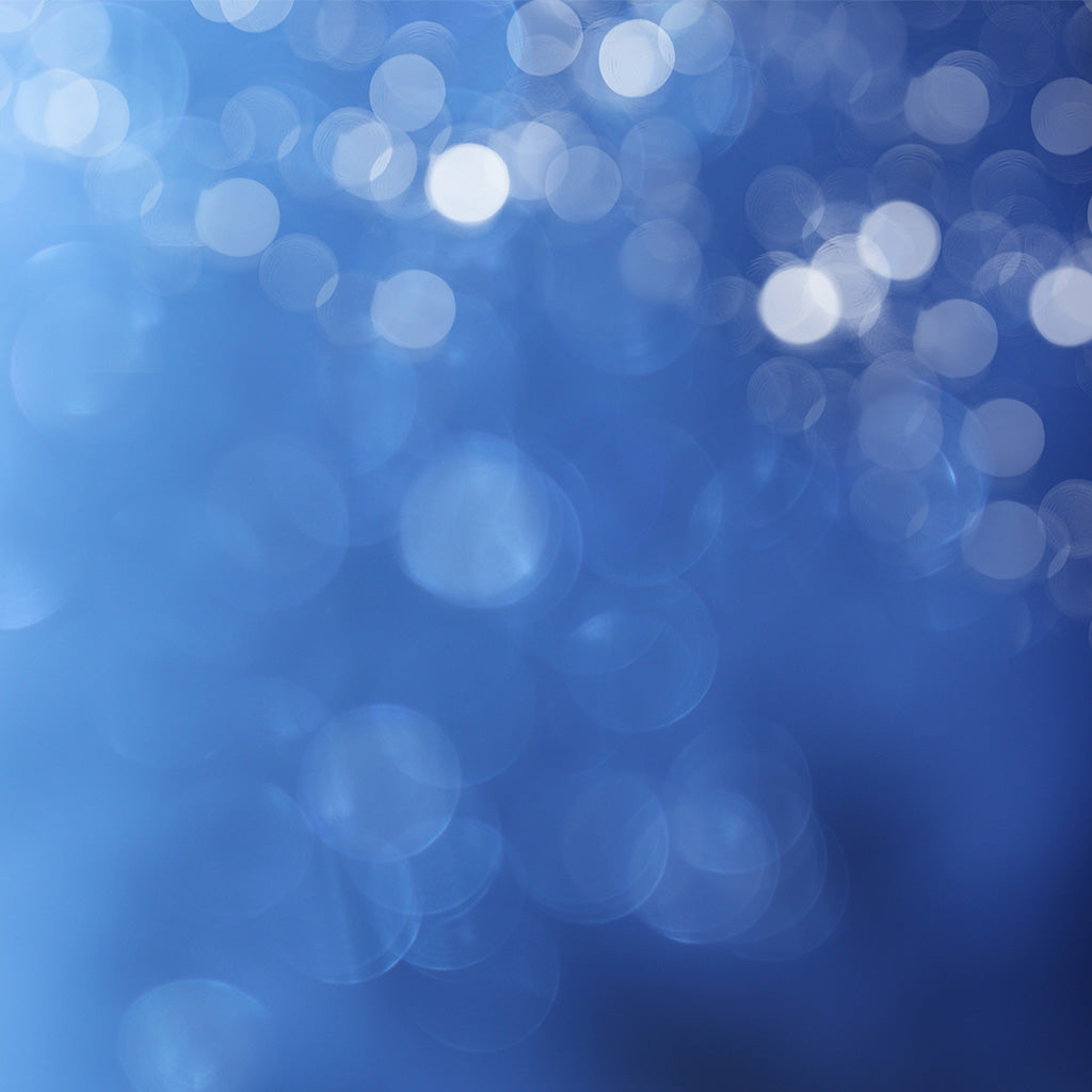 Blue Lights Bokeh Backdrop - Backdropsource