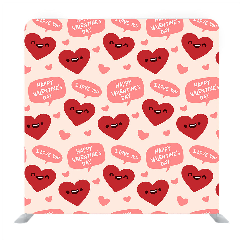 Simple hearts seamless vector patterns media wall - Backdropsource