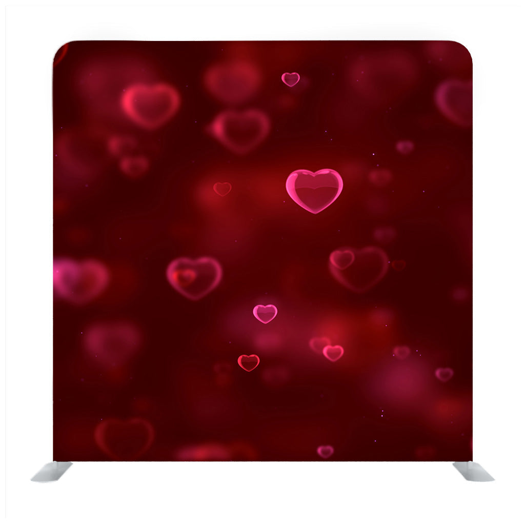 Valentine's day or Wedding background with hearts Media wall - Backdropsource