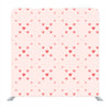 Valentine day pink hearts pattern on pink rose Media wall - Backdropsource