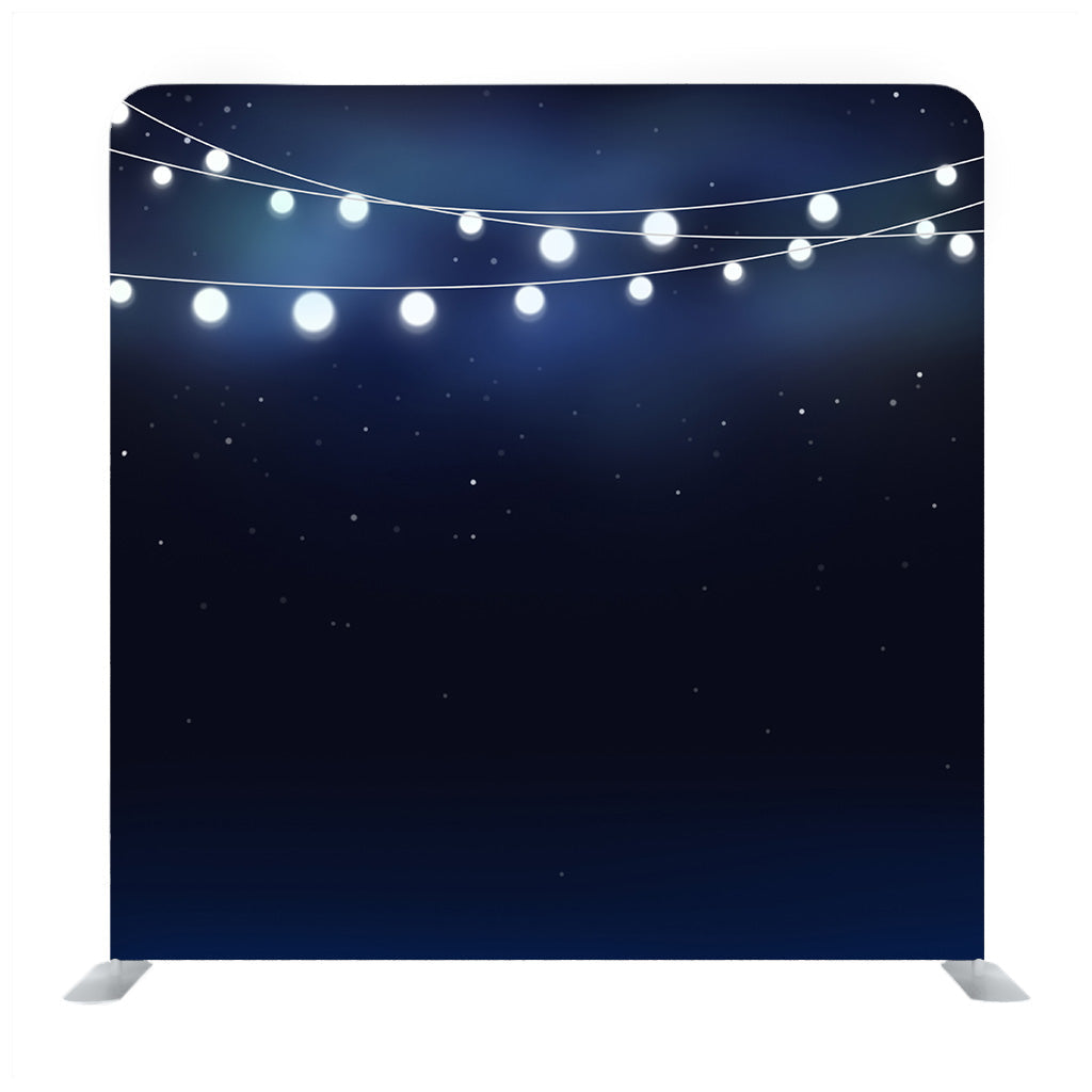 Vector Christmas Lights Media Wall - Backdropsource