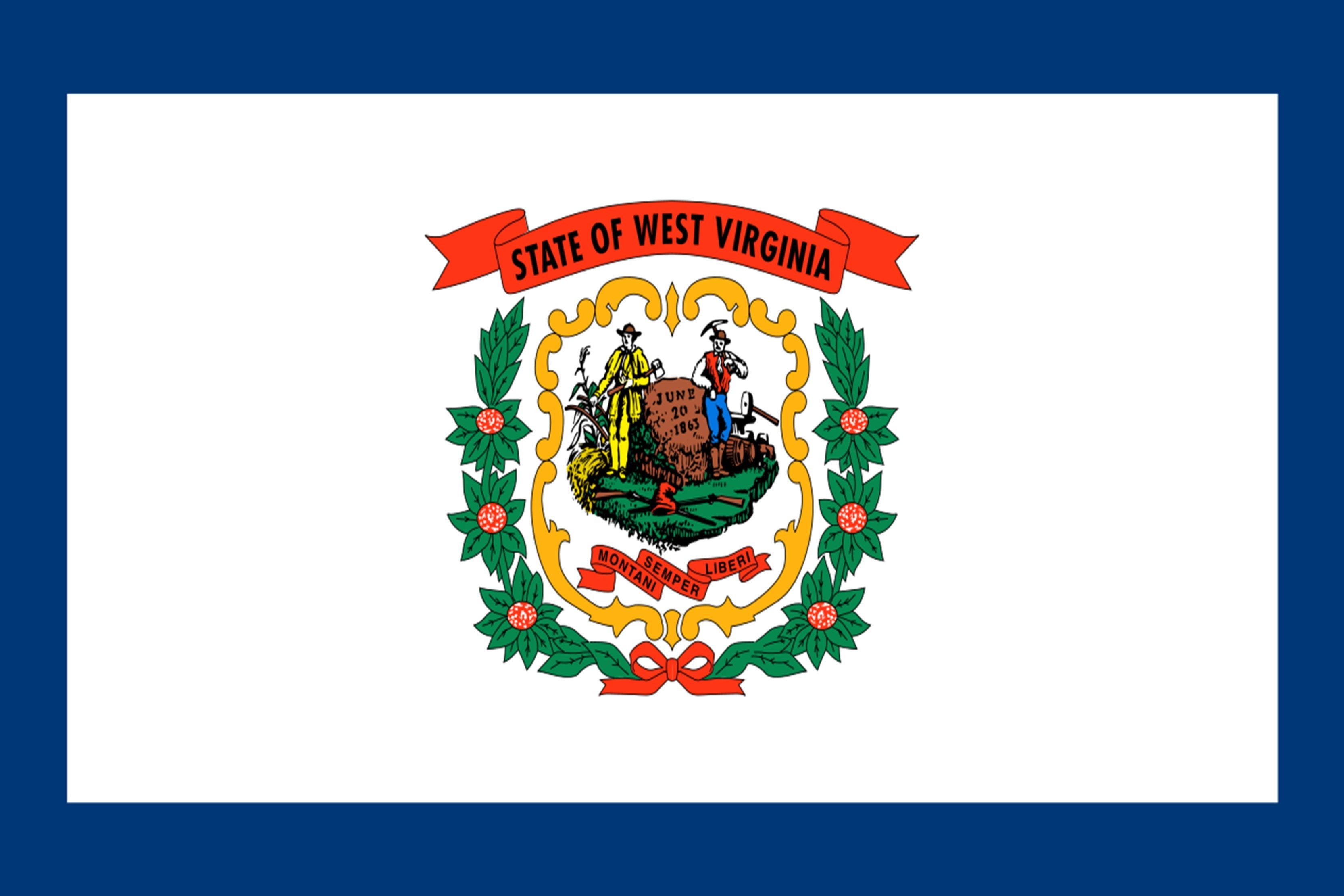 West Virginia State Flag - Backdropsource